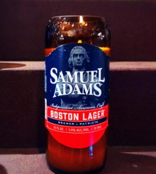 Samuel Adams Boston Lager Beer Bottle Candle