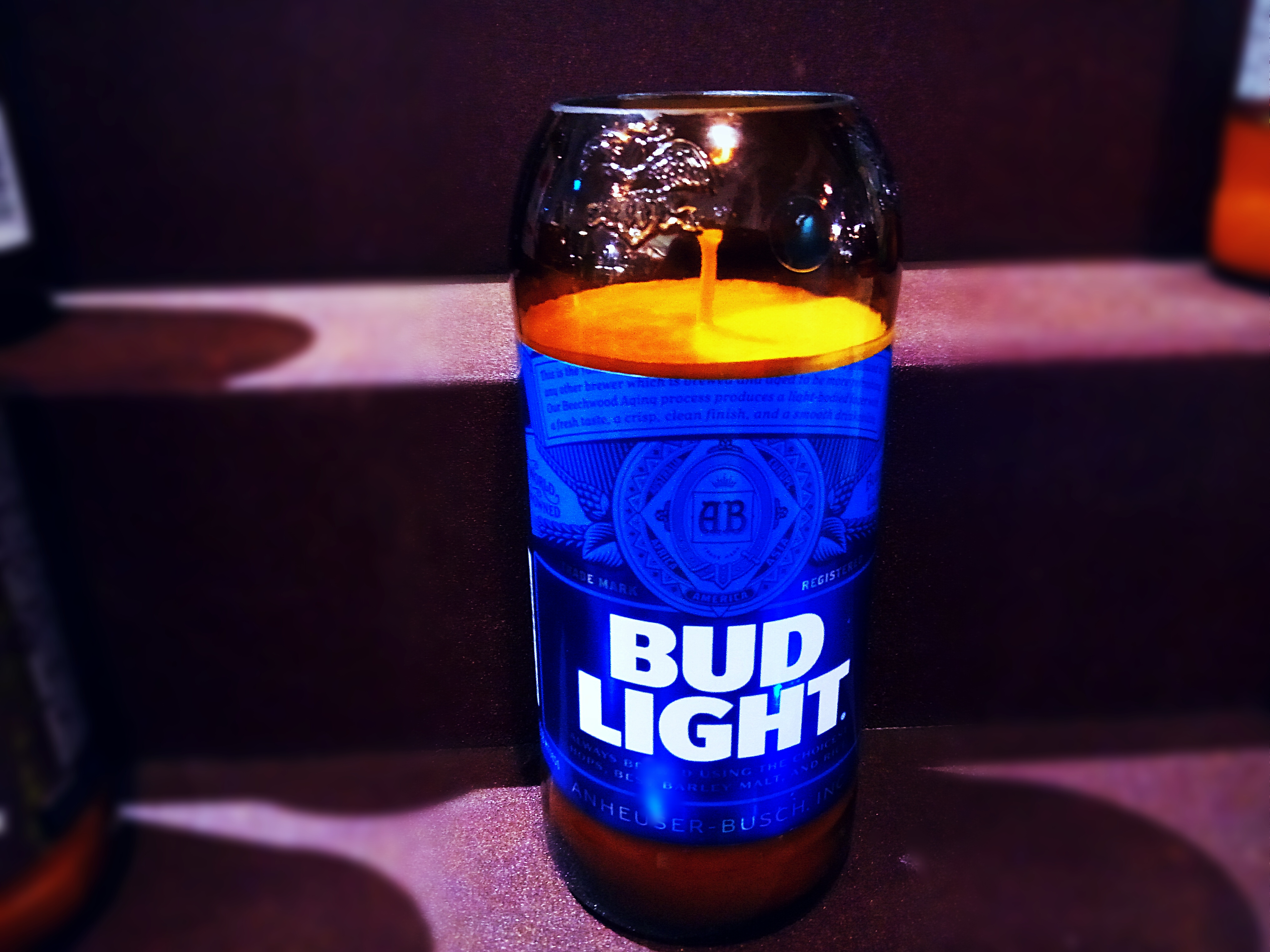Custom Soy Upcycled Beer Bottle Container Candle-CORONA Extra La Cerveza