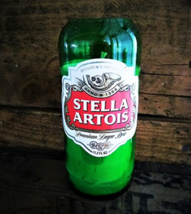 Stella Artois Beer Bottle Soy Candle